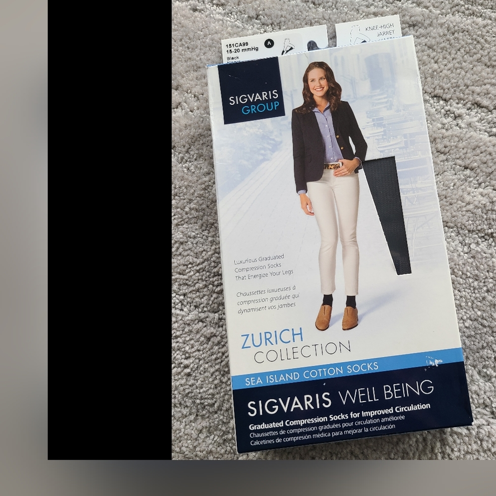 NWT Black compression socks